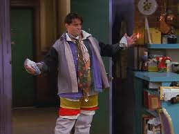 joey friends layers of clothes