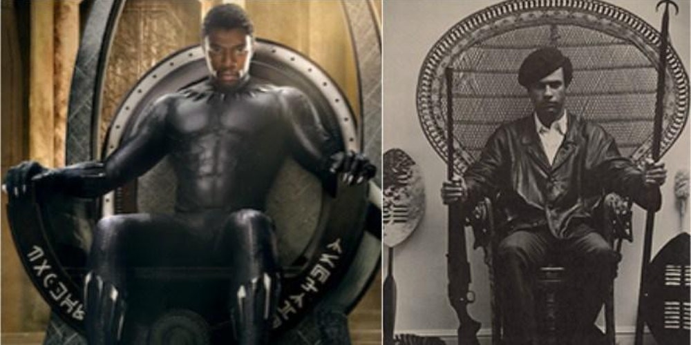 black panther Huey newton