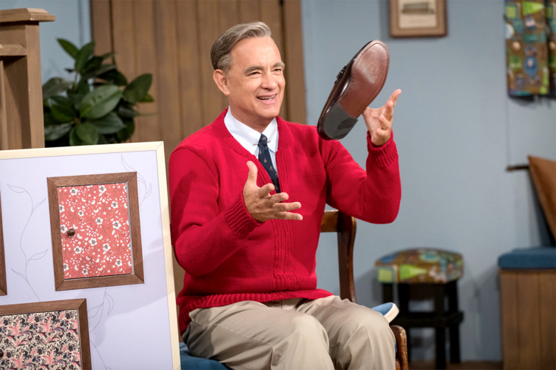Tom Hanks as Mr. Rogers in A Beautiful Day in the Neighborhood