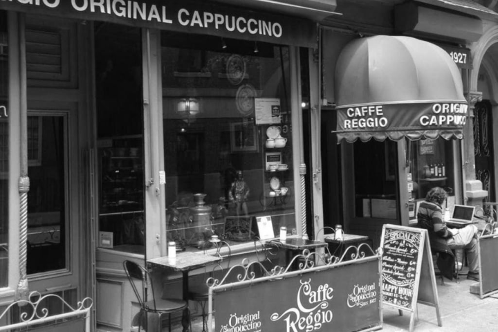 a store front at day